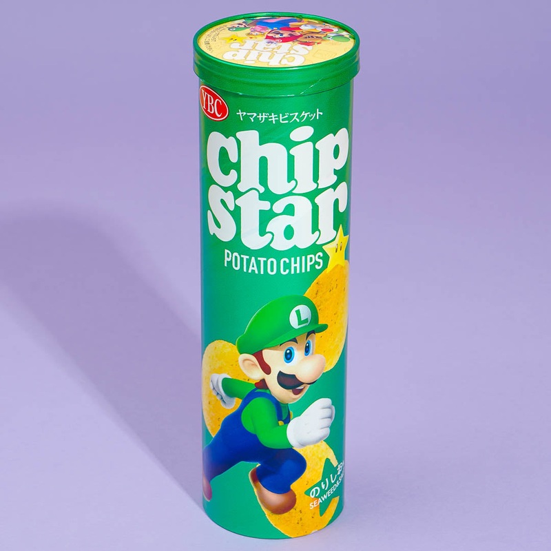 Super Mario Chip Star Potato Chips - Nori Shio / Large