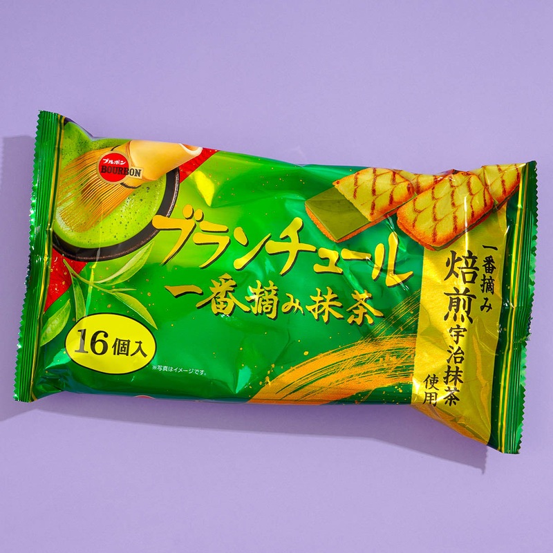 Bourbon Blanchul Langue De Chat Cookies - First Harvest Matcha