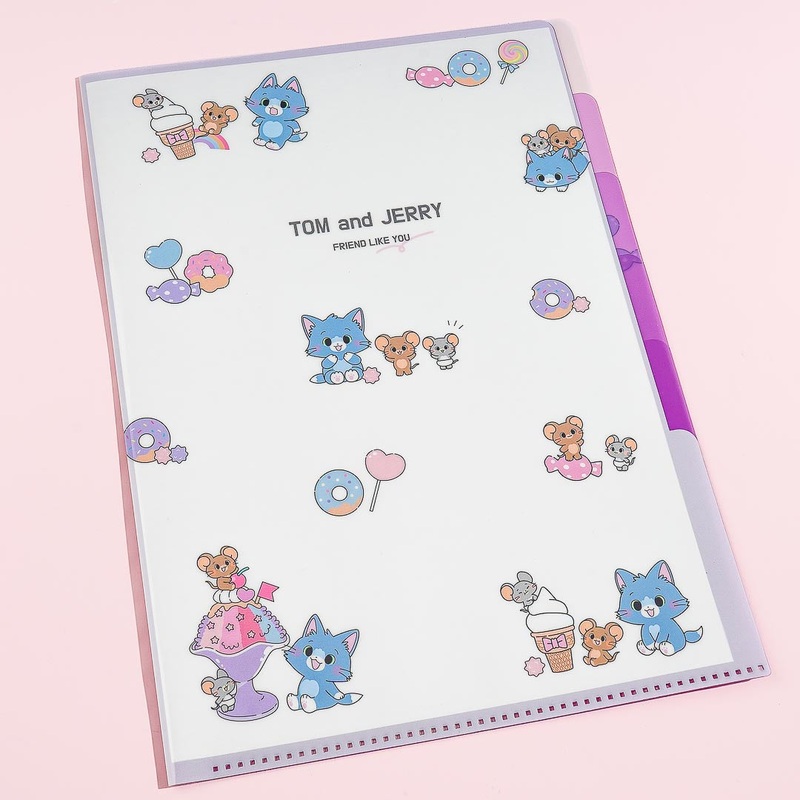 Tom & Jerry Sweets Party Multi-Slot A4 File Folder