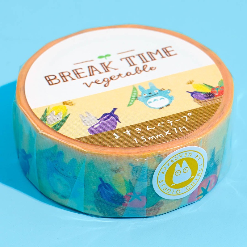 Totoro Breaktime Vegetable Masking Tape