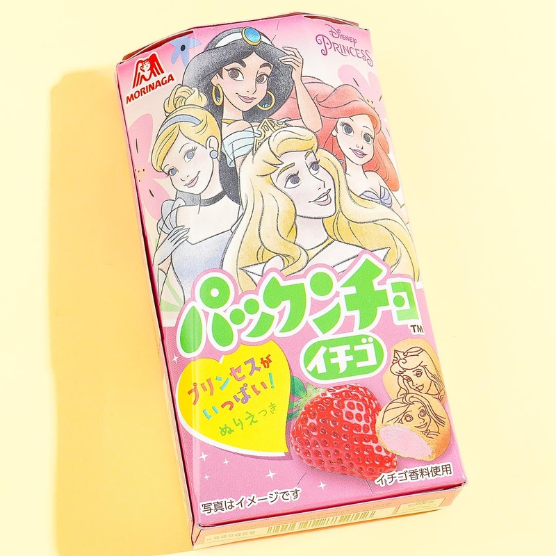 Disney Princess Pakkuncho Strawberry Choco-Filled Snacks