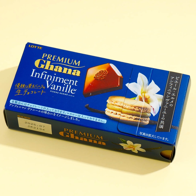 Lotte Premium Ghana Raw Infiniment Vanille Chocolate
