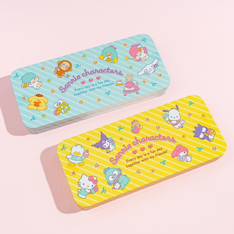 Sanrio Characters Striped Tin Can Chocolate