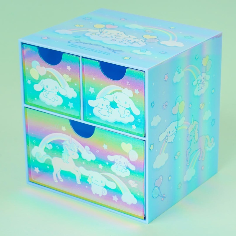 Cinnamoroll Starry Rainbow 2-Tier Drawer Chest