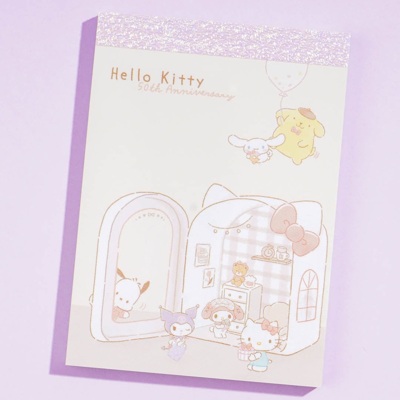 Hello Kitty 50th Anniversary Friendship Memo Pad