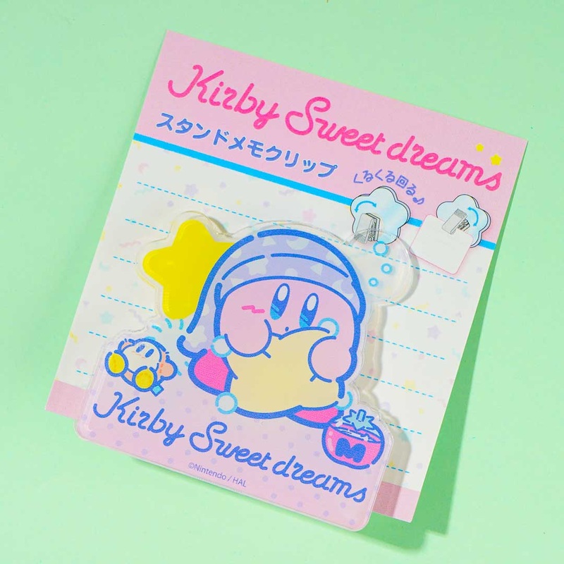 Kirby Sweet Dreams Acrylic Memo Clip