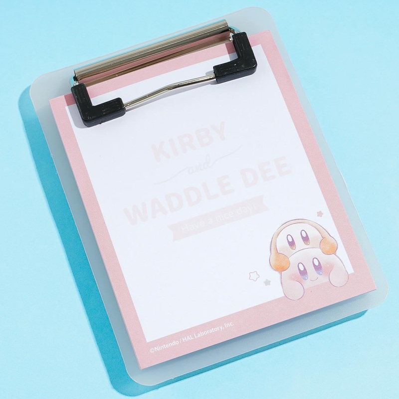 Kirby & Waddle Dee Clipboard Memo Pad