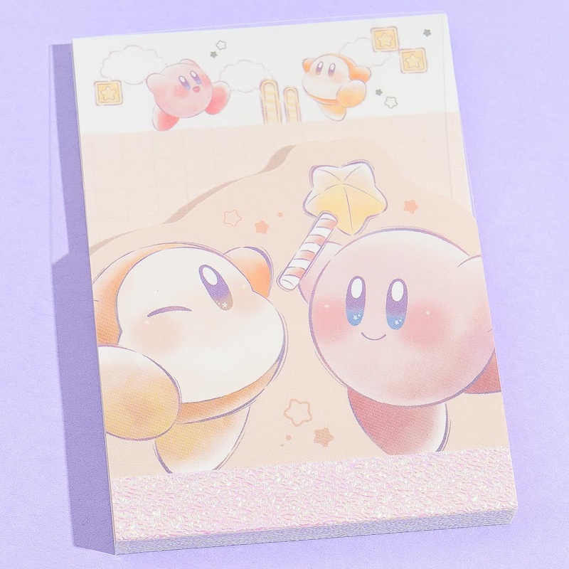 Kirby & Waddle Dee Die-Cut Mini Memo Pad