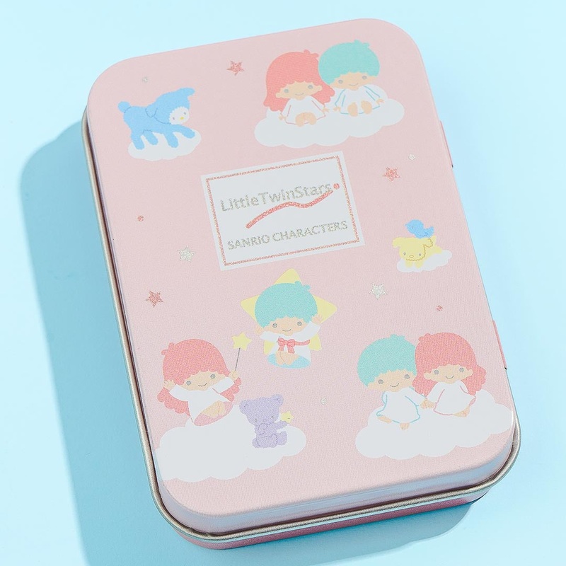 Little Twin Stars Cloudy Memo Pad With Tin Case