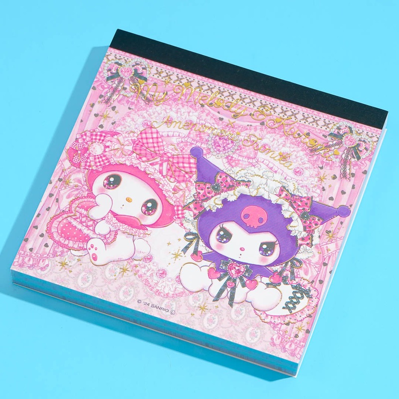 My Melody & Kuromi x Amenonomori Fumika Memo Pad