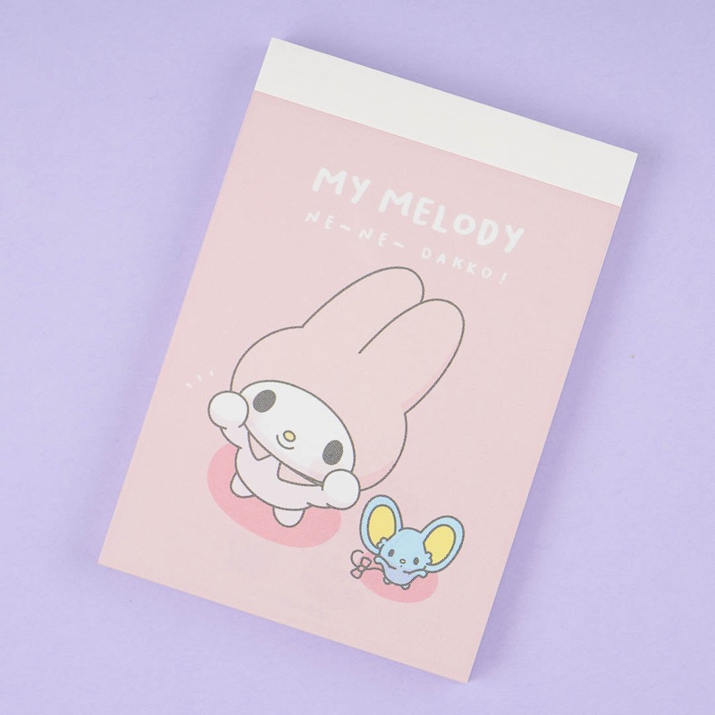 My Melody Ne Ne Dakko Mini Memo Pad