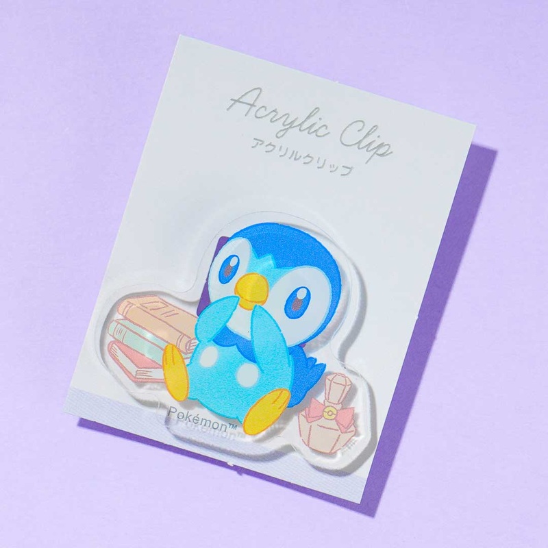 Pokemon Die-Cut Acryclic Clip - Piplup