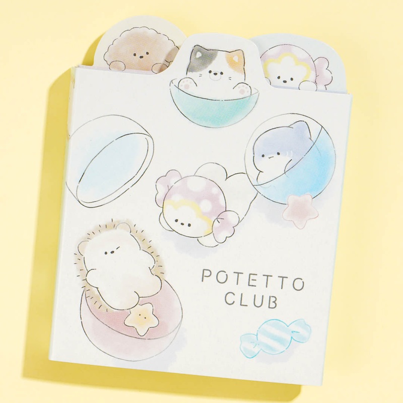 Potetto Club Die-Cut Memo Pad Set