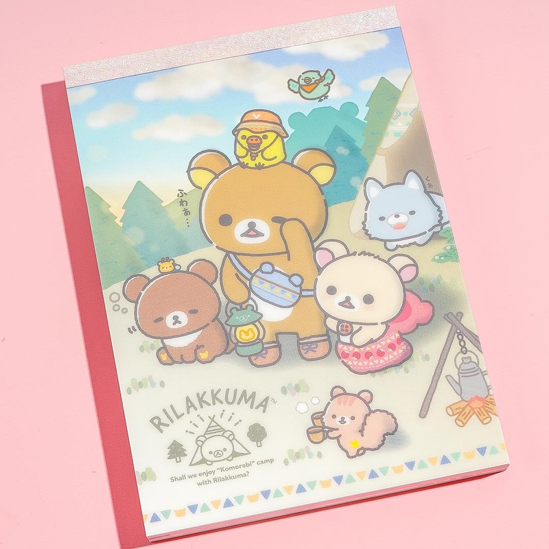 Rilakkuma Komorebi Camp Memo Pad