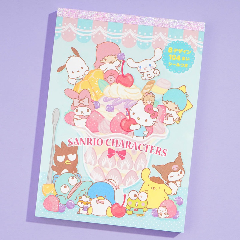 Sanrio Characters Fruit Parfait Memo Pad