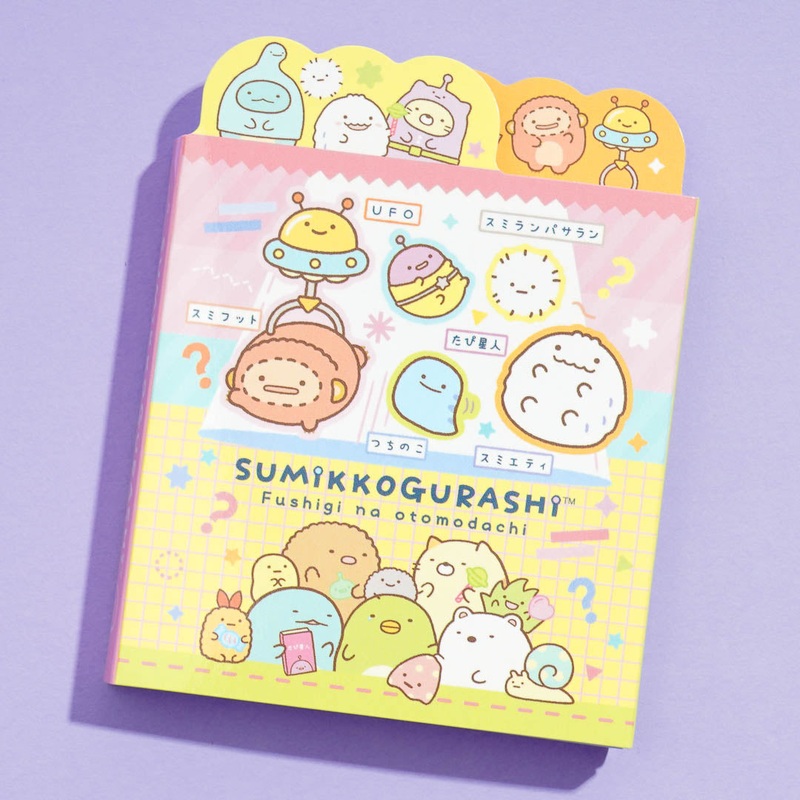 Sumikko Gurashi Mysterious Friends UFO Tour Memo Pad Set