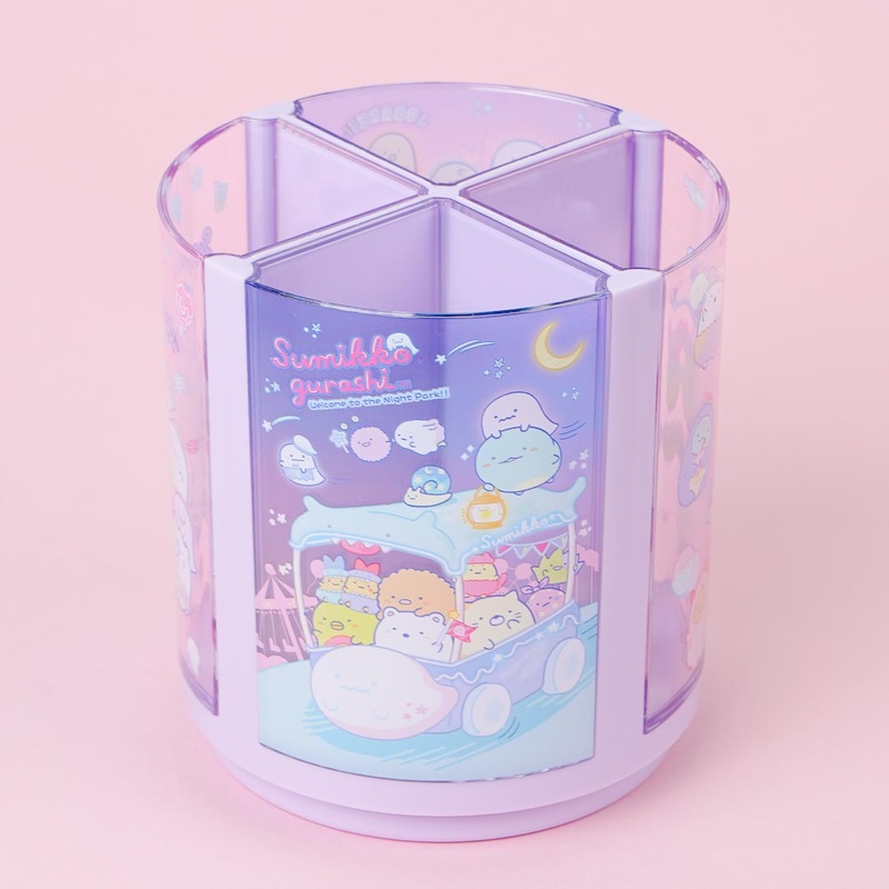 Sumikko Gurashi Night Park Bus Rotating Pen Stand
