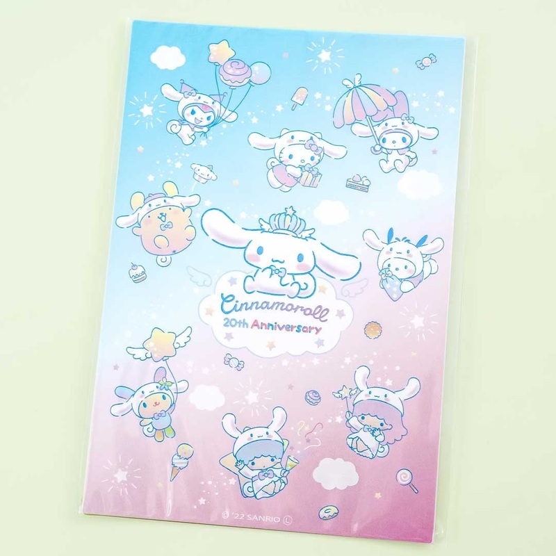 Cinnamoroll X Sanrio Characters 20th Anniversary Postcard Set