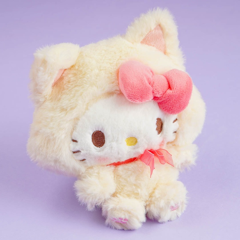 Hello Kitty Fuwakuta Pastel Cat Plushie - Medium