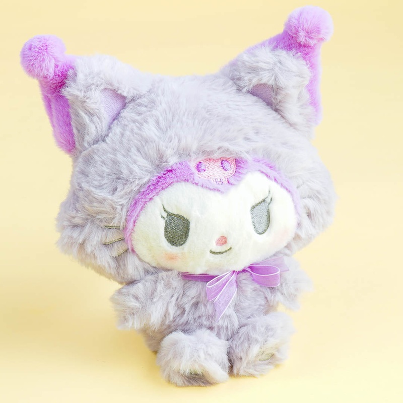 Kuromi Fuwakuta Pastel Cat Plushie - Medium