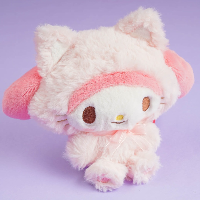 My Melody Fuwakuta Pastel Cat Plushie - Medium
