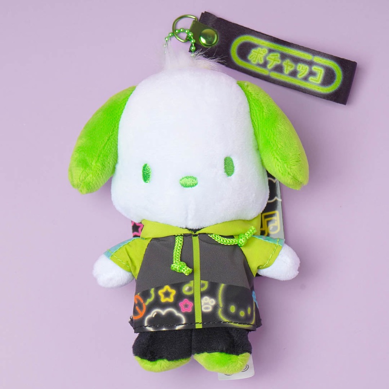 Pochacco Shibuya Neon Night Plushie Charm