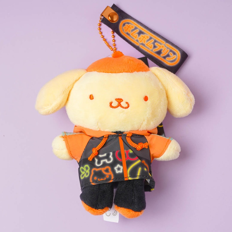 Pompompurin Shibuya Neon Night Plushie Charm