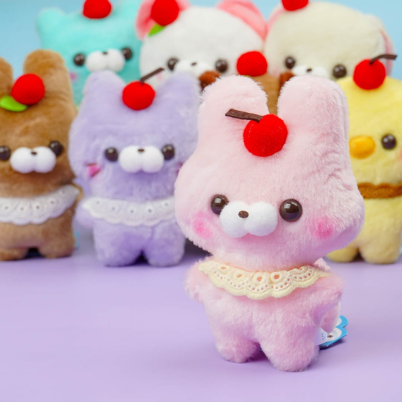 Sukutto Tacchi-san Cherry Head Plushie - Medium
