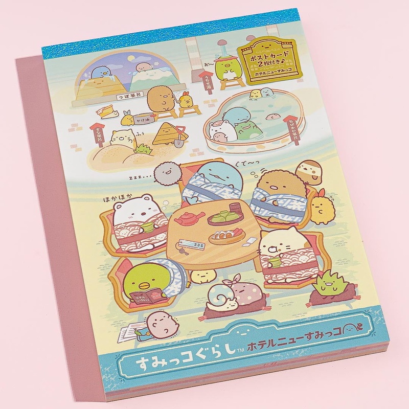 Sumikko Gurashi Hotel Memo Pad With Postcard