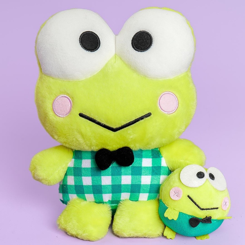 Keroppi Gingham Plushie - Medium