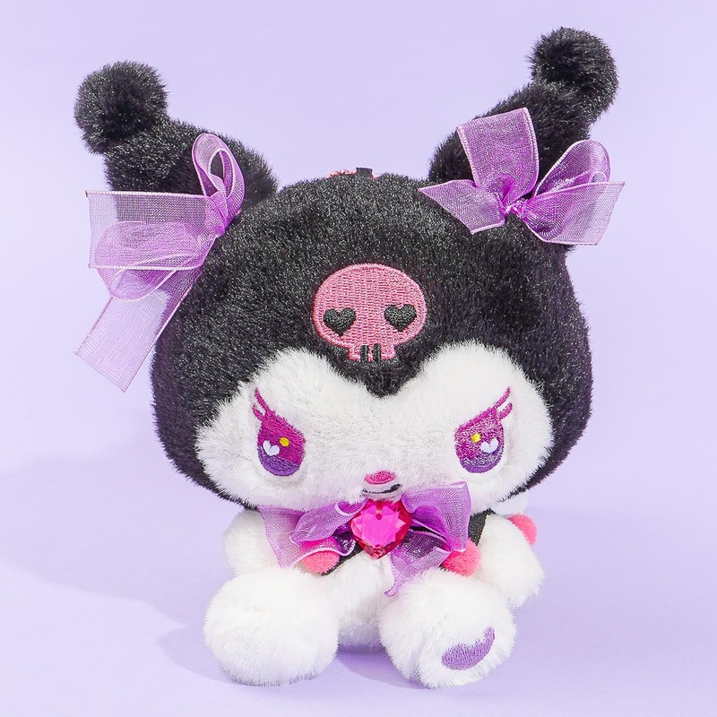 Kuromi Twinprism Plushie - Black / Medium