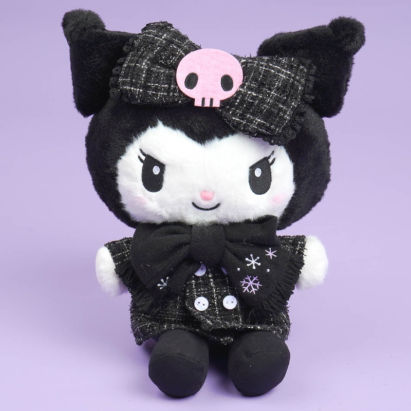 Kuromi Winter Outfits Plushie - Medium