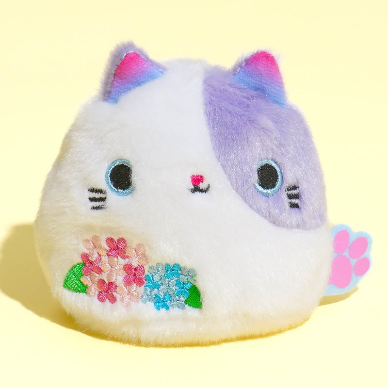 Neko Dango Flower Plushie - Hydrangea / Mini