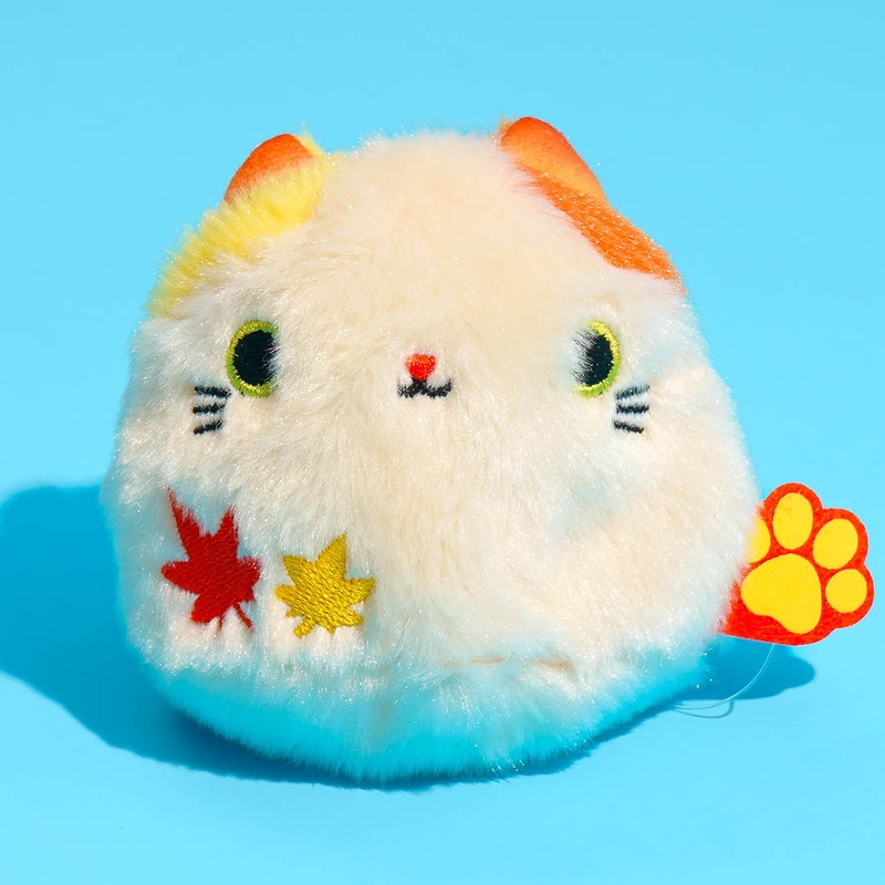 Neko Dango Flower Plushie - Maple Leaf / Mini