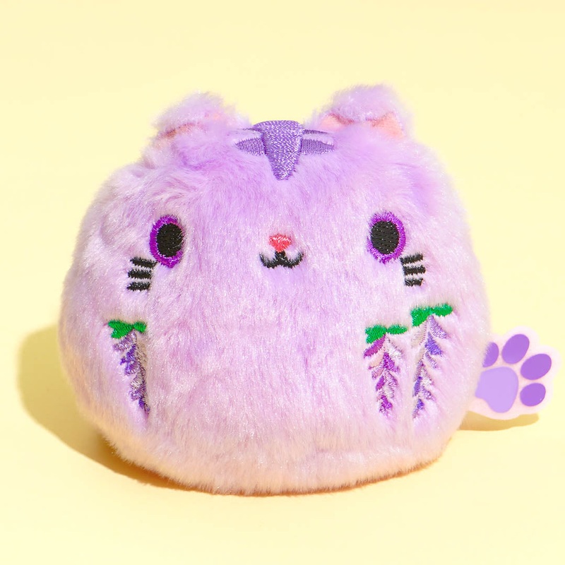 Neko Dango Flower Plushie - Wisteria / Mini