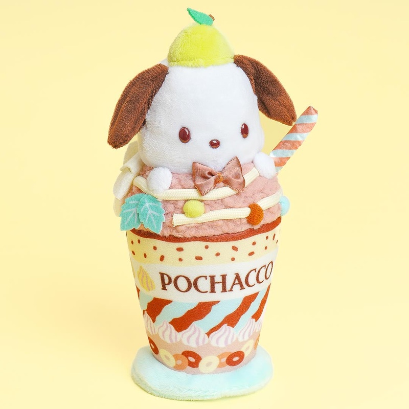 Pochacco Chocolate Parfait Plushie - Medium