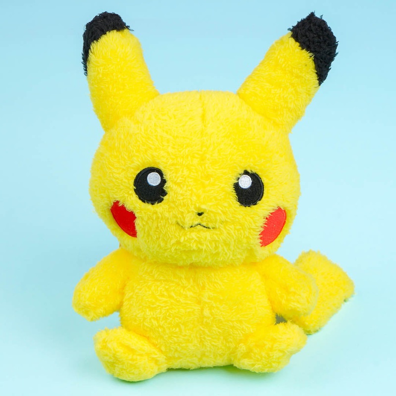 Pokemon Mokomoko Plushie - Pikachu / Medium
