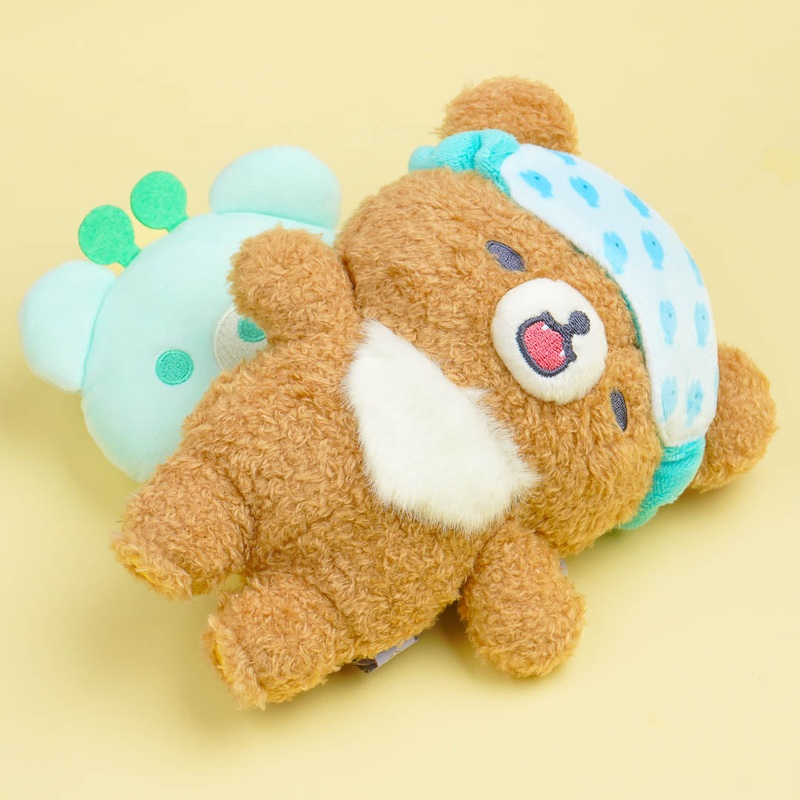 Rilakkuma Anata To Madoromu Plushie - Chairoikoguma / Medium