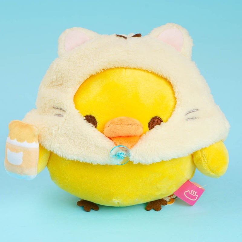Rilakkuma Neko Neko No Yu Plushie - Kiiroitori / Medium