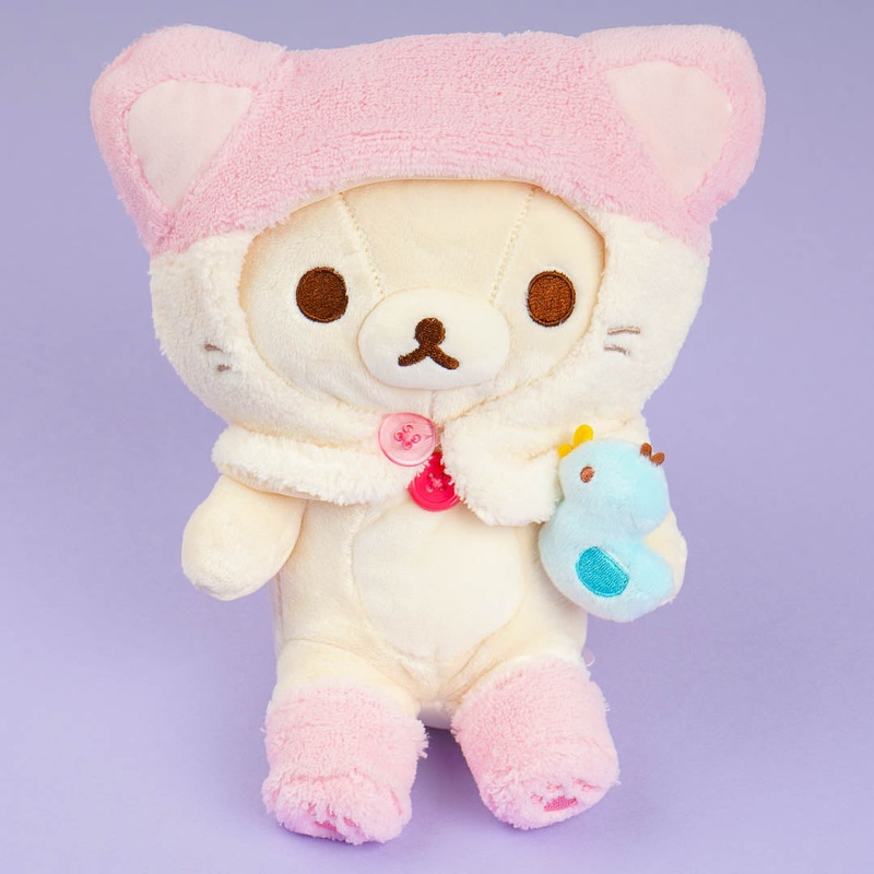 Rilakkuma Neko Neko No Yu Plushie - Korilakkuma / Medium