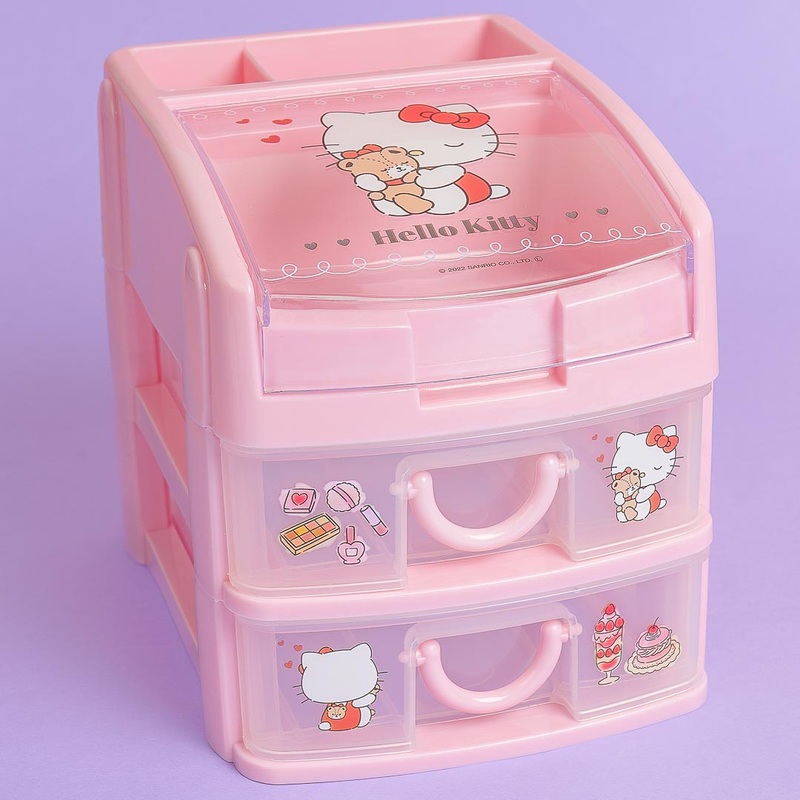 Hello Kitty Makeup & Dessert Multi-Storage Drawer Chest