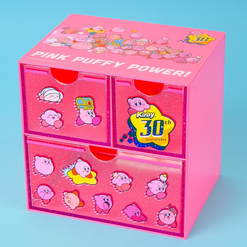 Kirby Overload Puffy Power 30th Anniversary 2-Tier Drawer Chest