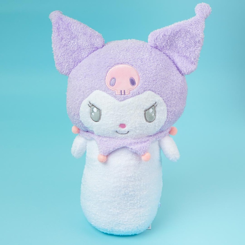 Kuromi Luminous Plushie Roll Cushion
