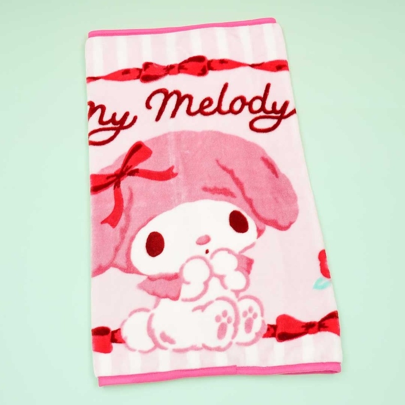 My Melody & Ribbons Shoulder Blanket