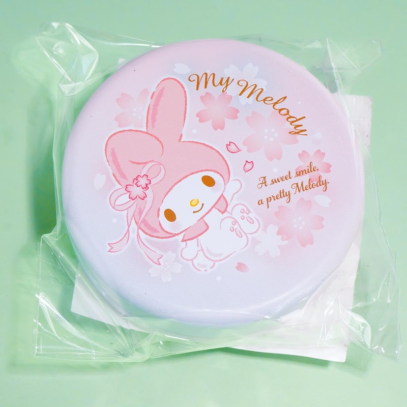My Melody Sakura Round Mini Tin Case