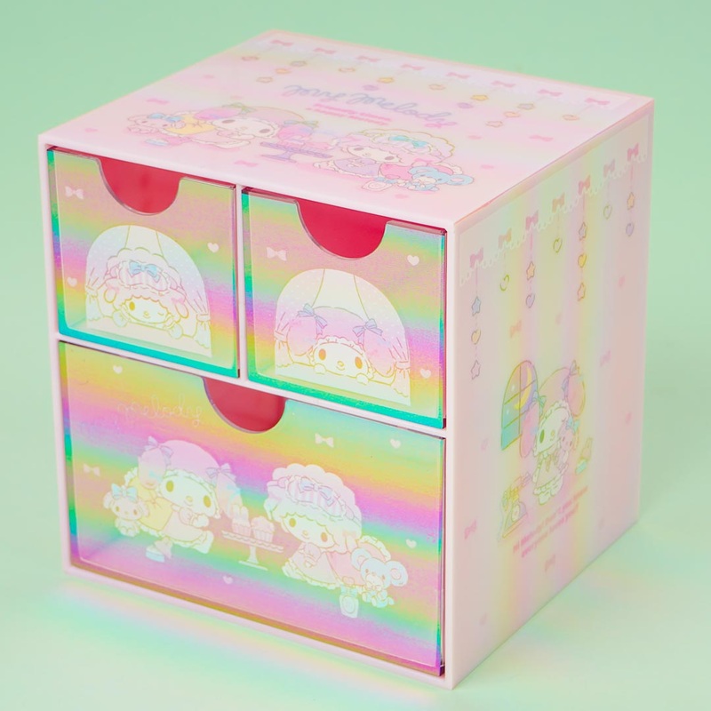 My Melody Sweet Rainbow 2-Tier Drawer Chest