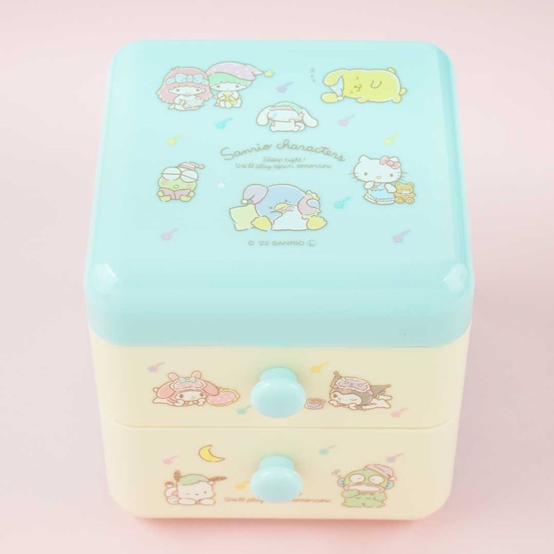 Sanrio Characters 2-Tier Drawer Chest - Blue