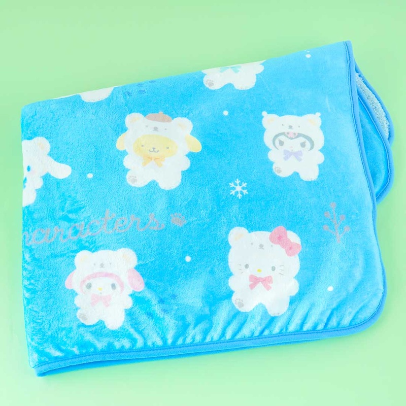 Sanrio Characters Fluffy Snow Day Blanket
