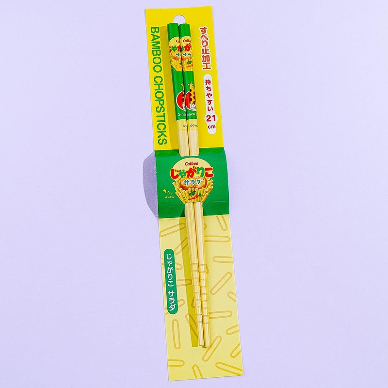 Calbee Jagariko Salad Potato Snacks Bamboo Chopsticks