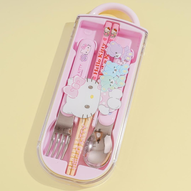 Hello Kitty Teddy Bears Utensil Set